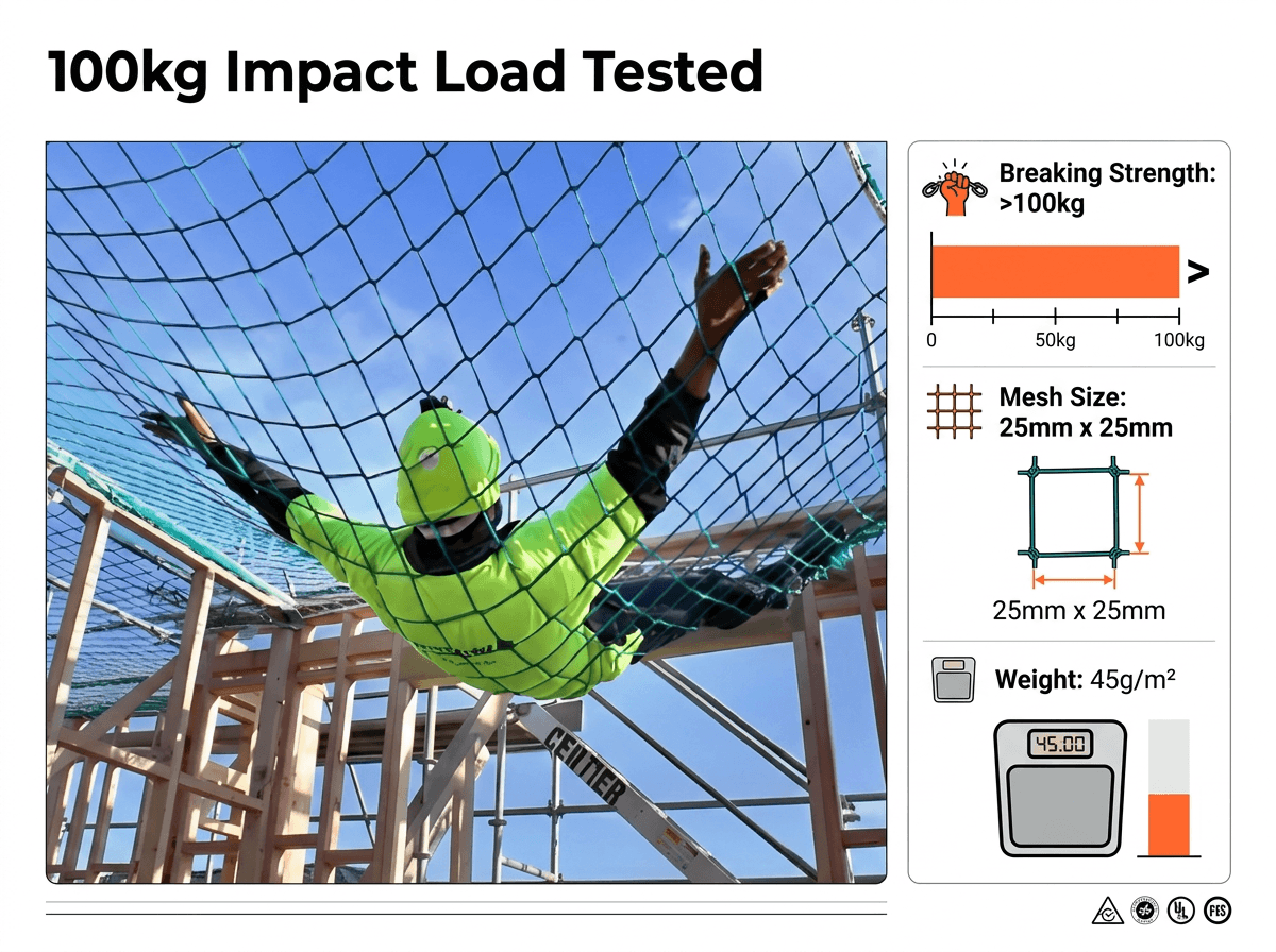 safety netting filet de sécurité