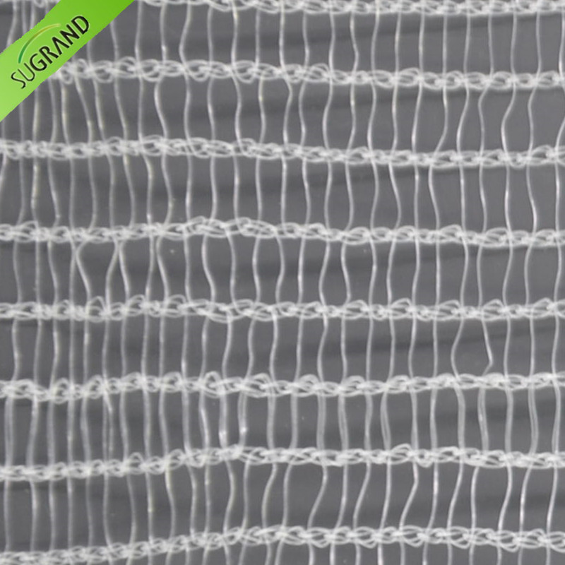 Filet anti-grêle transparent tricoté en HDPE