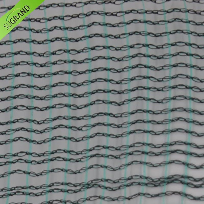 Filet anti-grêle vert/noir HDPE 31gsm