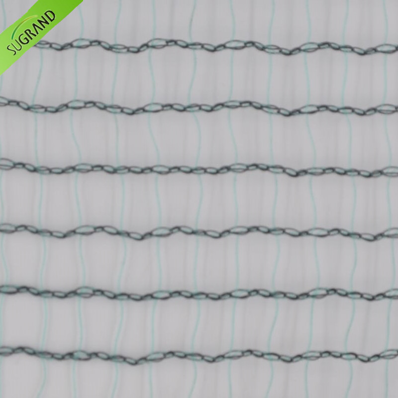 Filet anti-grêle vert/noir HDPE 31gsm