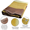 100% Virgin HDPE180GSM Brown Color Shade Net pour balcon