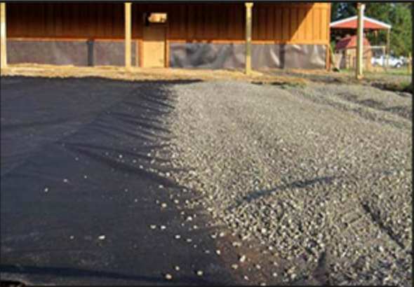 tissu non tiss&eacute; pour le contr&ocirc;le des mauvaises herbes