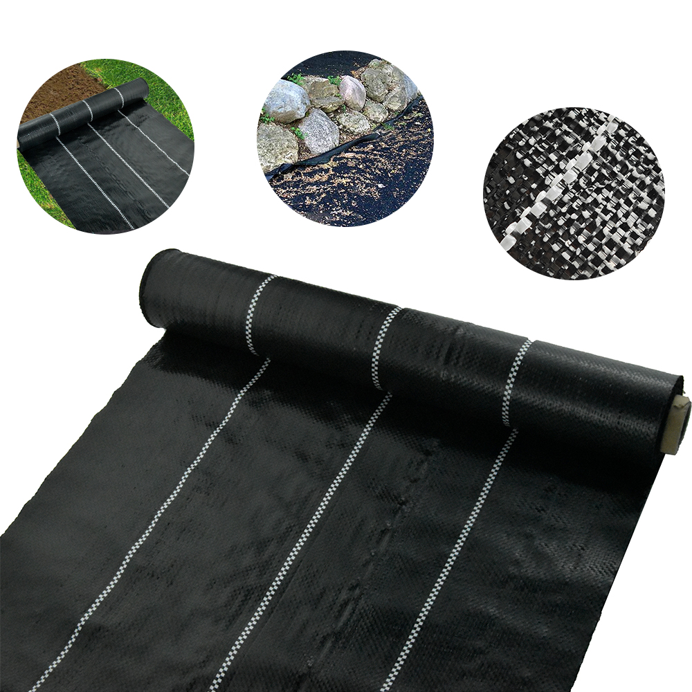 PP Agriculture Reflective Ground Cover Fabric 15m Anti-Weed Mat pour le marché de la France