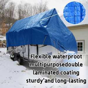 Tarps en toile extérieure bleu robus