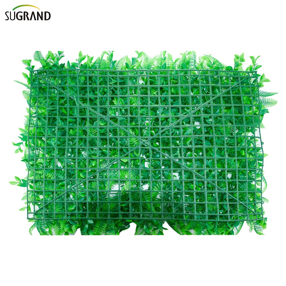  Jardin extérieur UV protégé un faux plastique verdoyant mur d'herbe