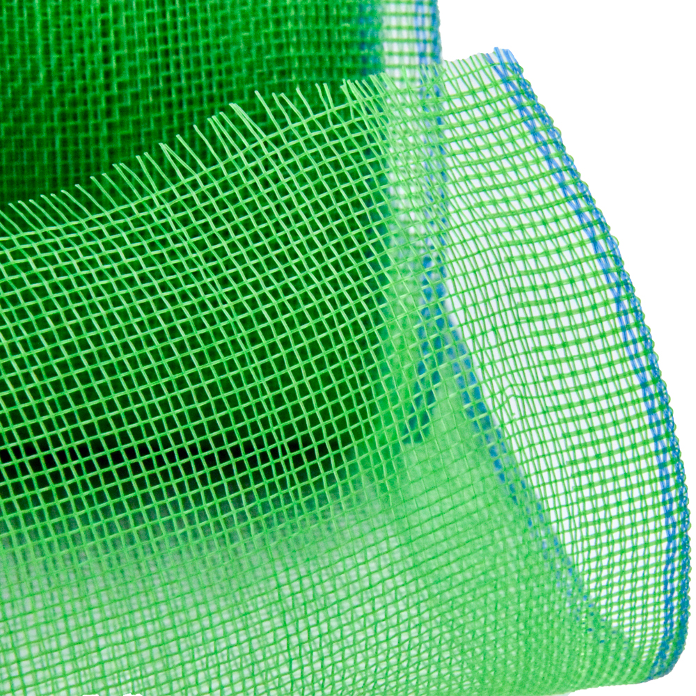 Écran de fenêtre en fibre de verre en gros plis Roll Green Mosquito Netting