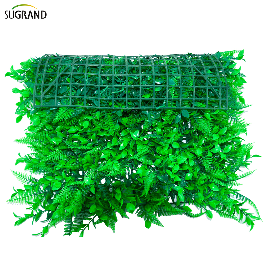  Jardin extérieur UV protégé un faux plastique verdoyant mur d'herbe