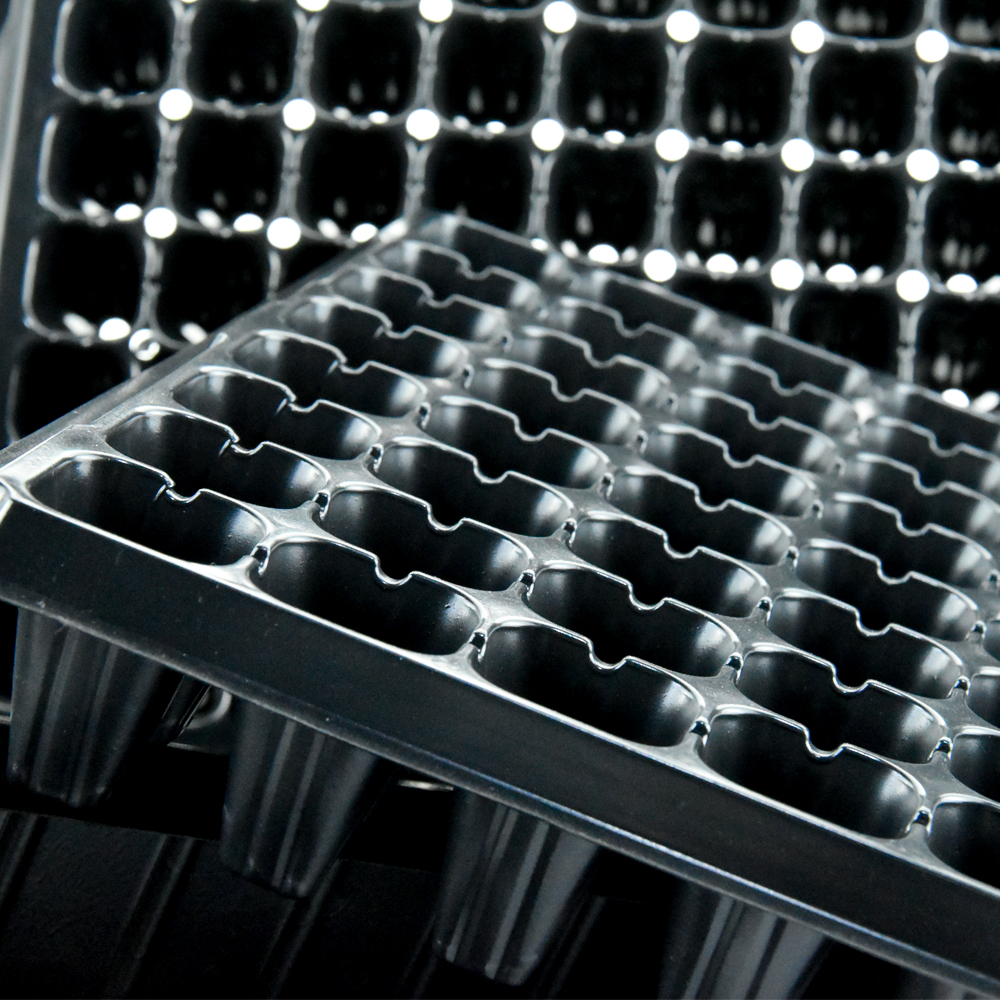 200 trous Cellules plateau hydroponique Démarrage des plateaux de semis de semis de plant