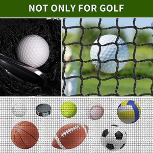 2,5x3,5 m de remorque verte net pp de sécurité Netting golf nouée net