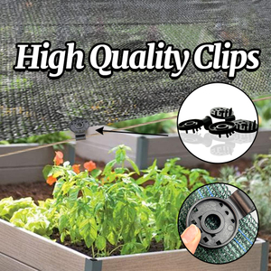 Clip de filet en plastique pour Sunshade pour Greenhouse Net Hook Shade Net Backle Black Clip