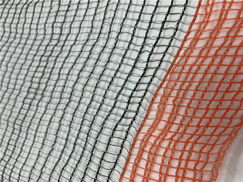 Filet Olive France Noir et Vert 55GSM avec Bord Renforcé Rouge