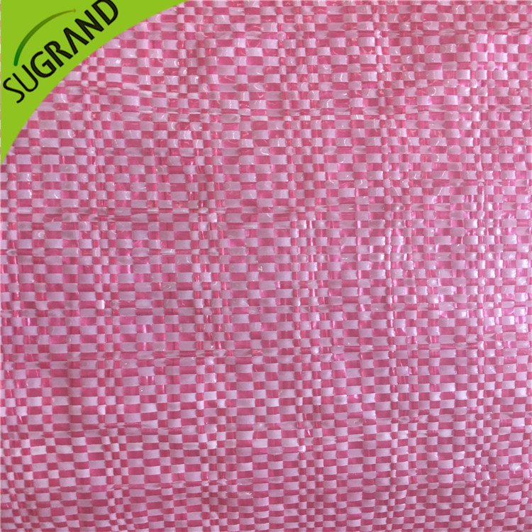 90gsm tapis blanc / herbe rouge pour les plantes