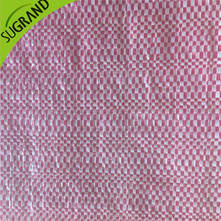 90gsm tapis blanc / herbe rouge pour les plantes