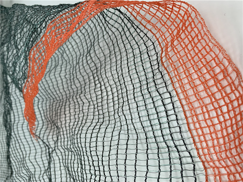 Filet Olive France Noir et Vert 55GSM avec Bord Renforcé Rouge