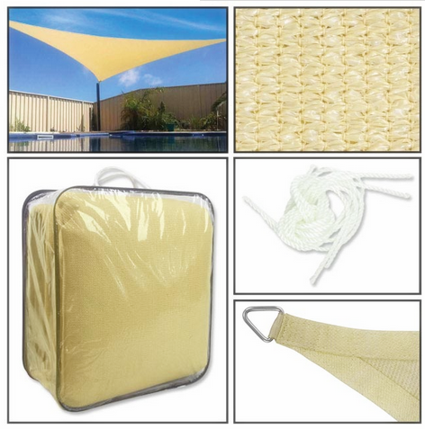 Traingle Grand parking Sun Sun Shade Sail Net