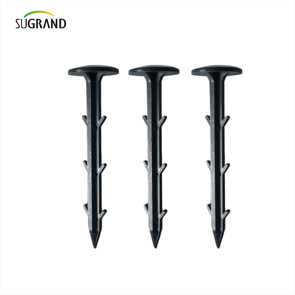 Nails de mouludes noirs en plastique Fixe de jardinage fixe Pas facile à décoller