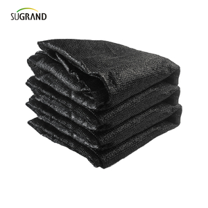 100 GSM Blanc / Green foncé / Black Mono Tape Shade Net