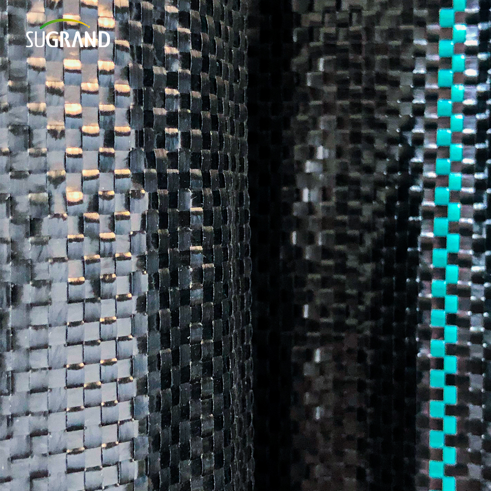 Tapis anti-mauvaises herbes couvre-sol noir pour jardins