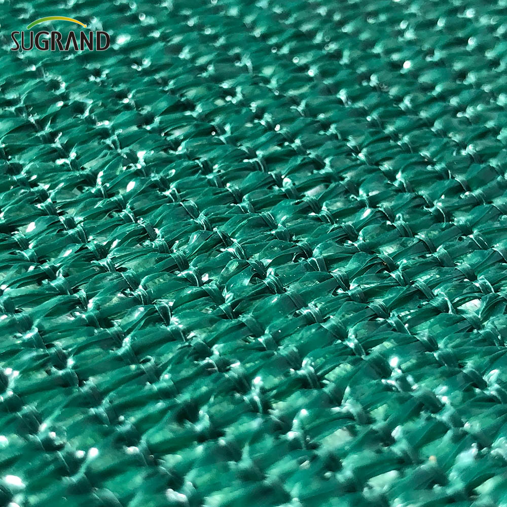 Sun Shade Net Factory Outlet HDPE avec un filet de nuance de soleil vert résistant aux UV