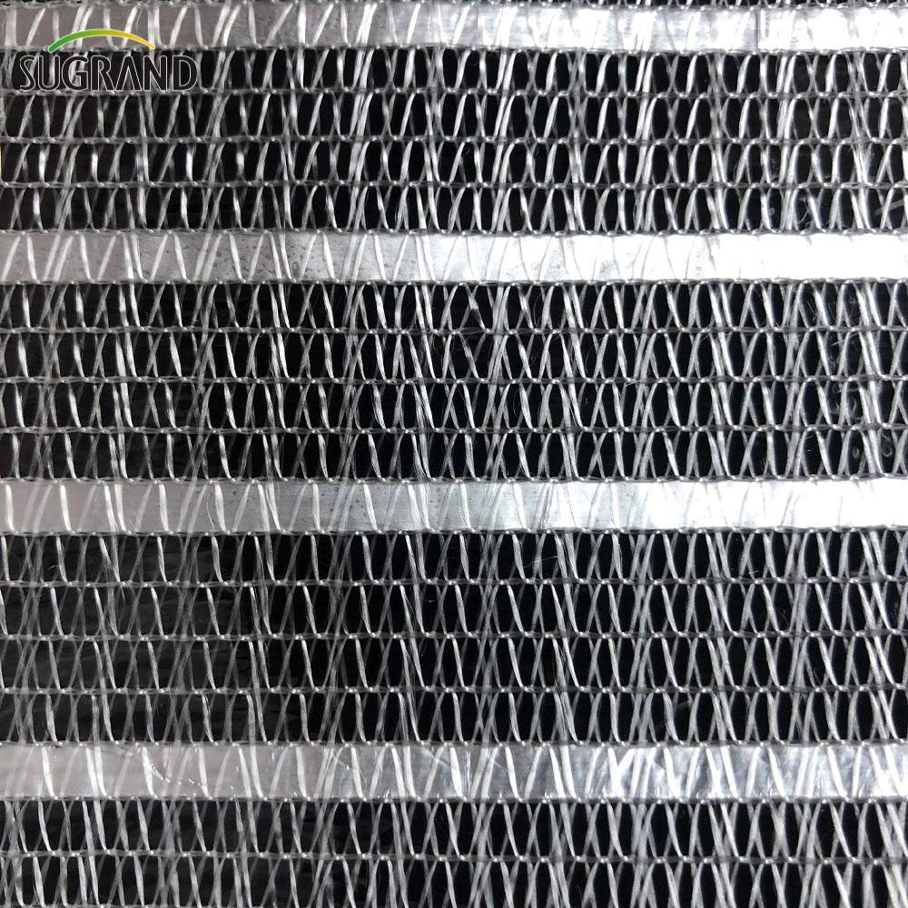 50% Silver Aluminium Shade Net pour Balcon Garden Protection 