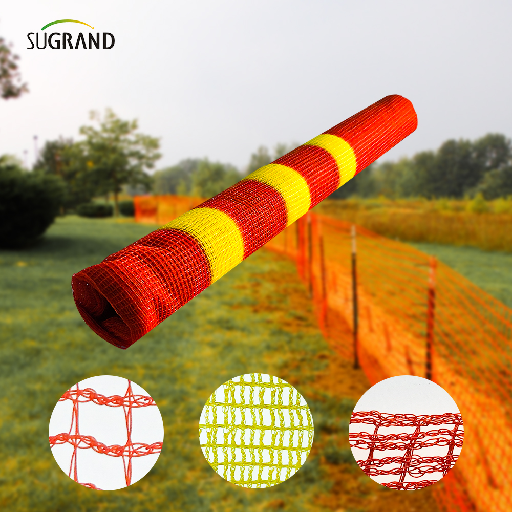 Fence Plastic Security Net Orange Plastic Warning Mesh