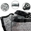 Tissu argenté UV en aluminium Foil Mesh tissu Sun Shade Net pour voitures