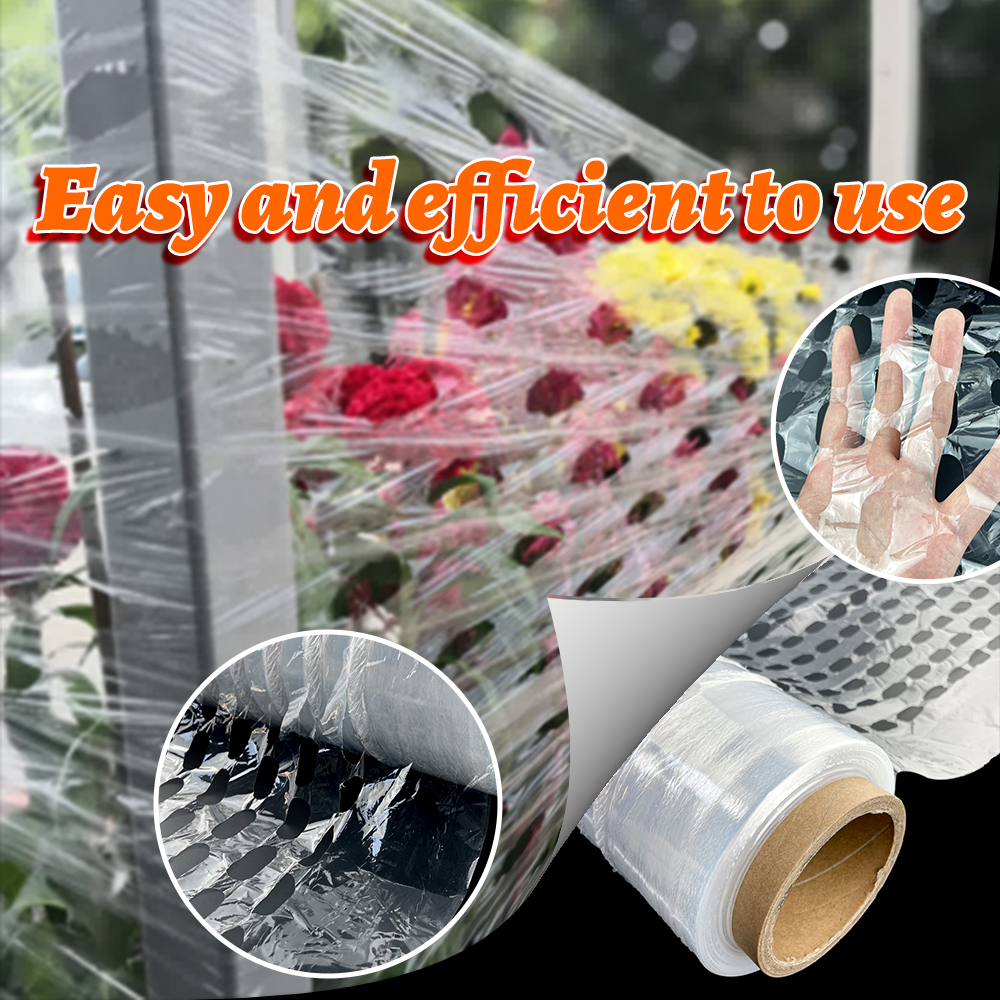 Film enveloppe d'étirement ventilé film enveloppe respirant pour l'emballage de palettes