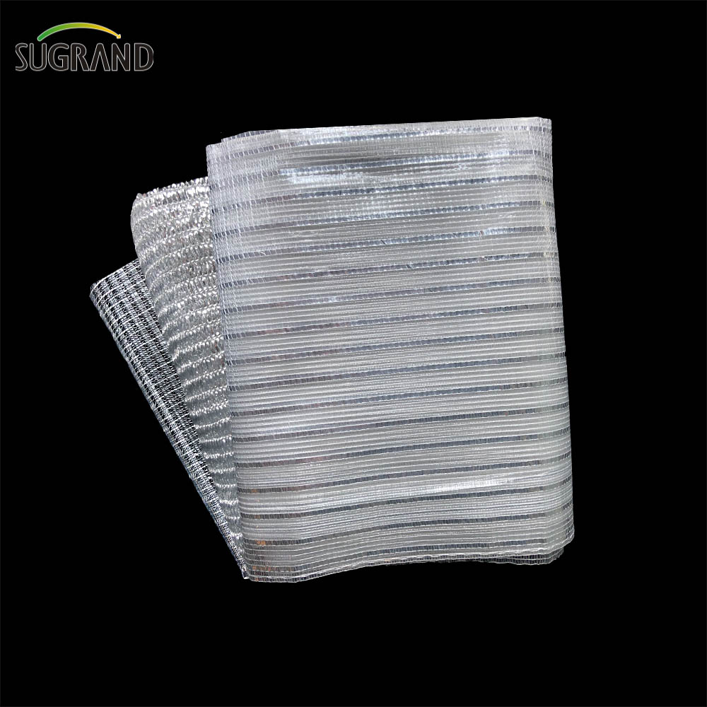 50% Silver Aluminium Shade Net pour Balcon Garden Protection 