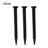 Nails de mouludes noirs en plastique Fixe de jardinage fixe Pas facile à décoller