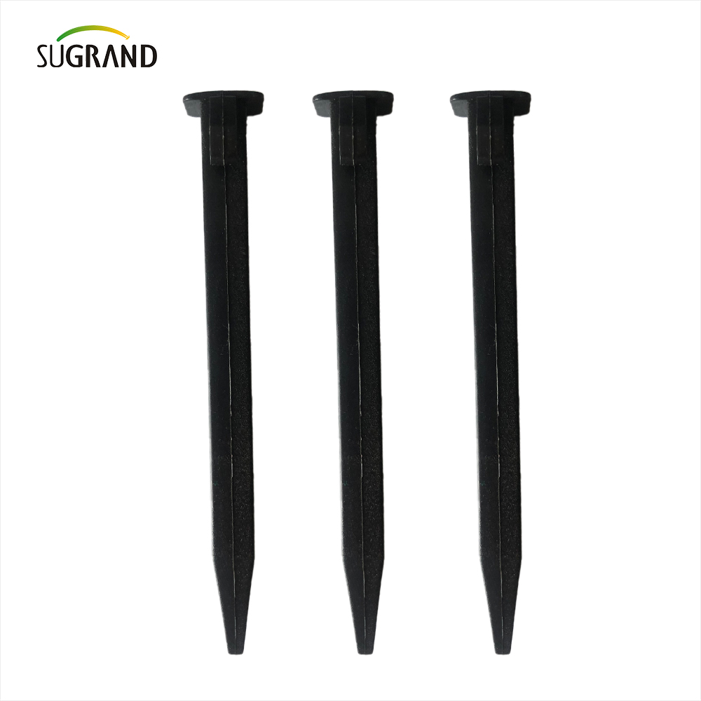 Nails de mouludes noirs en plastique Fixe de jardinage fixe Pas facile à décoller