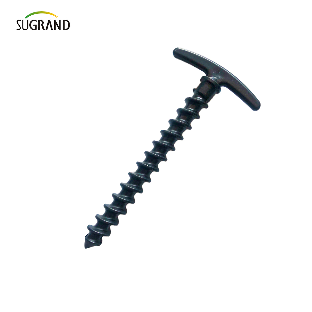 Nails de mouludes noirs en plastique Fixe de jardinage fixe Pas facile à décoller