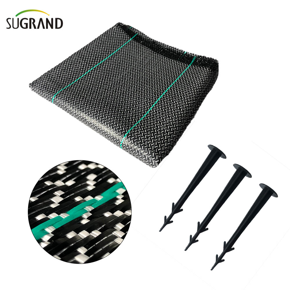 70g 80g 90g 100g Nouveau matériau noir Couverture en plastique pour le sol