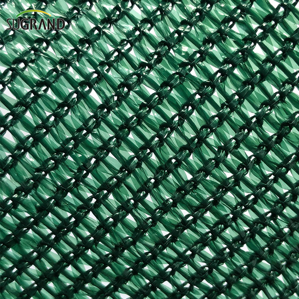 Sun Shade Net Factory Outlet HDPE avec un filet de nuance de soleil vert résistant aux UV