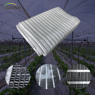 50% Silver Aluminium Shade Net pour Balcon Garden Protection 