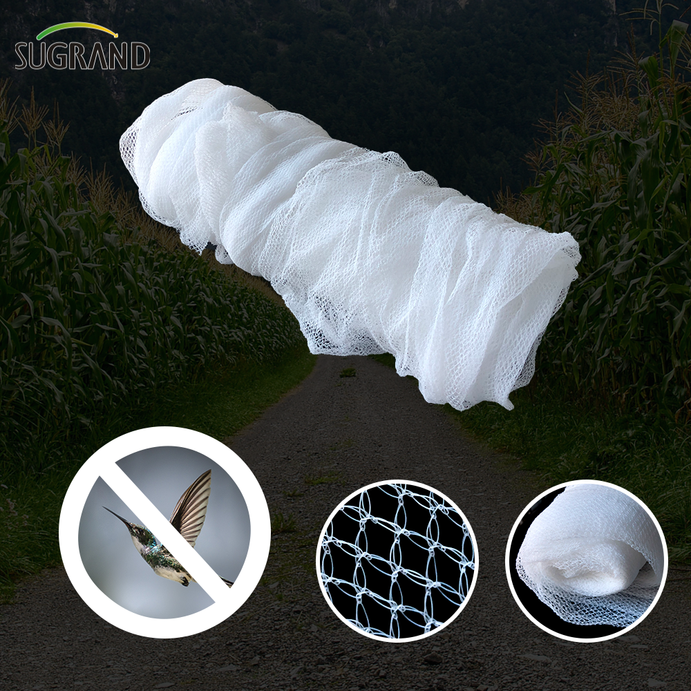 100% HDPE White Anti-Bird Net Mist Mist Nylon Bird Net