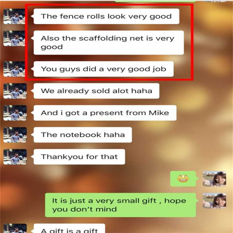 Netting de s&eacute;curit&eacute; pour la construction