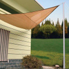 Nouvelle vierge HDPE Anti UV Sun Shade Sail auvent Triangle extérieur