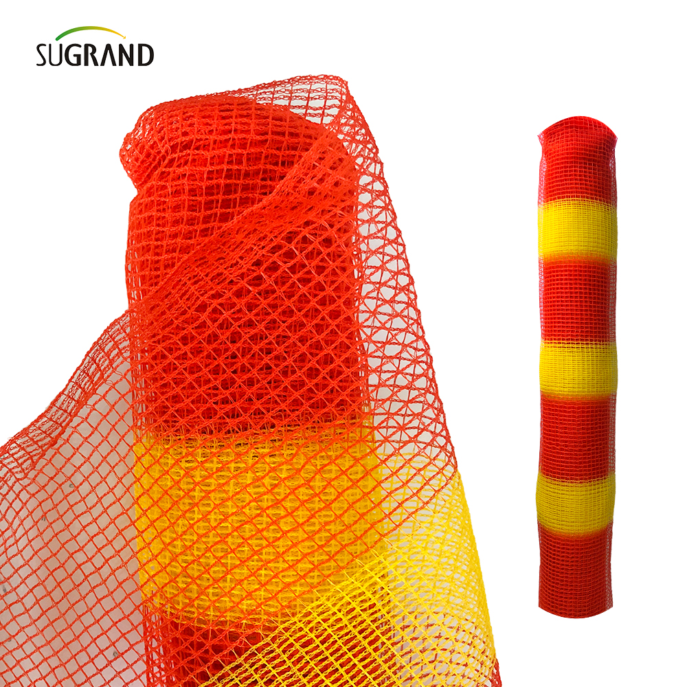 Fence Plastic Security Net Orange Plastic Warning Mesh