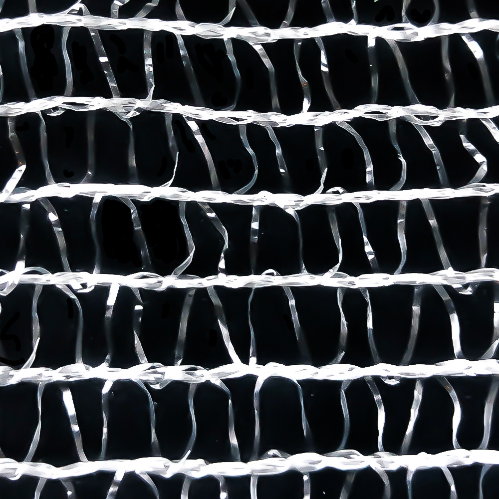 Palette de palette en maille en plastique en polyéthylène filet de palette blanche