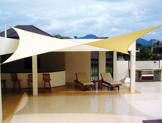 Warp Tricoted Square Shade Sail Net