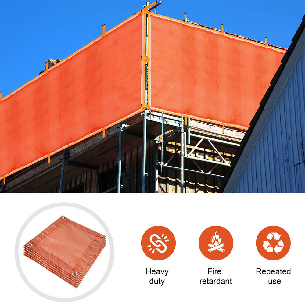 Filet de sécurité ignifuge Filet d'échafaudage anti-incendie