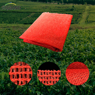 Netting de teinte rouge jardin pour l'agriculture en serre 