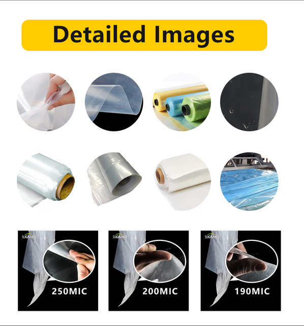 images détaillées du film de serre