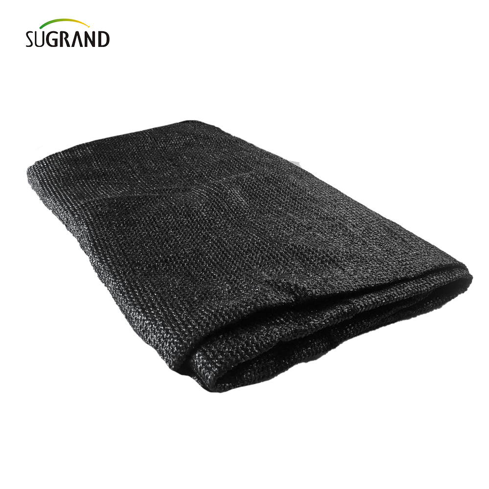 100 GSM Blanc / Green foncé / Black Mono Tape Shade Net