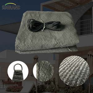HDPE OUTOOOR SUN SHADE SAILS BALCON SHADE SHADE avec lampe 