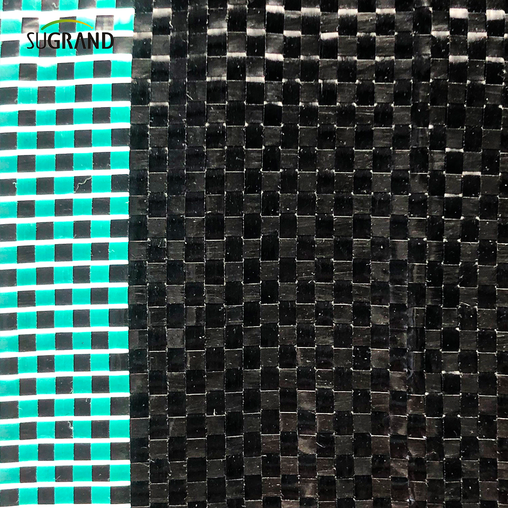 Tapis anti-mauvaises herbes couvre-sol noir pour jardins