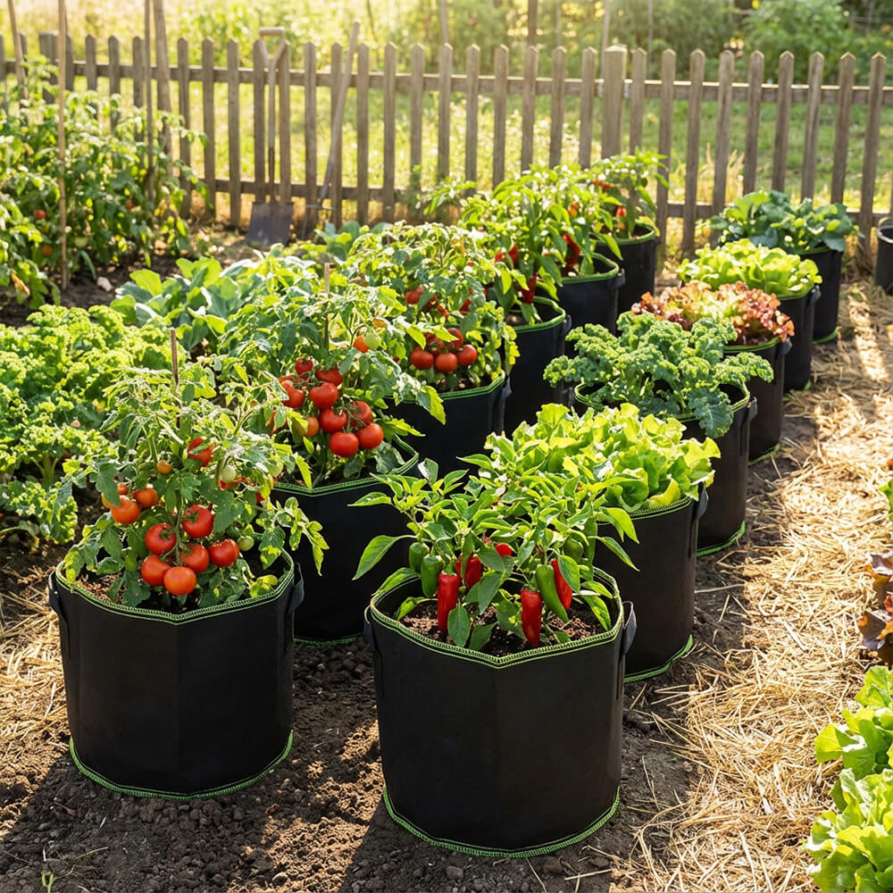 Sacs de culture en gallons de tissu non tissé en gros