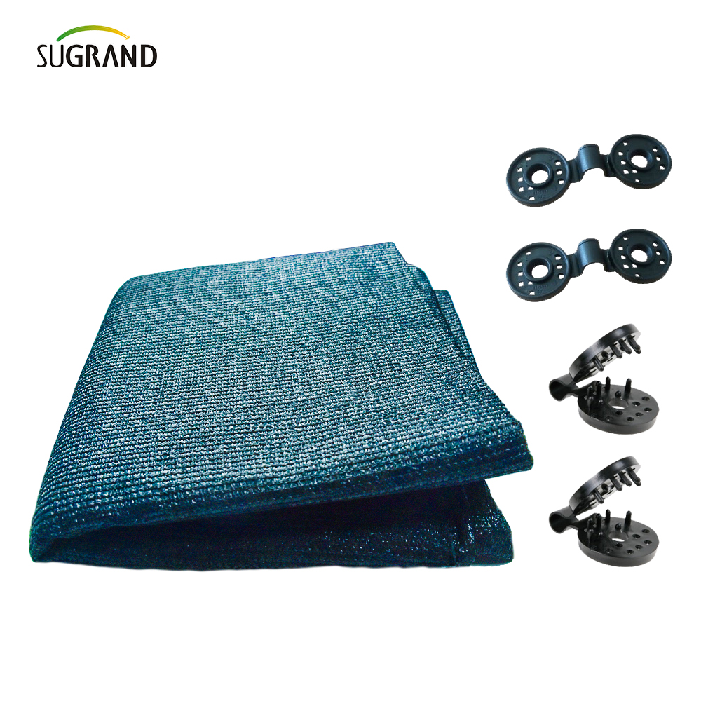 Six aiguilles mono rubans vert foncé et nuage noir