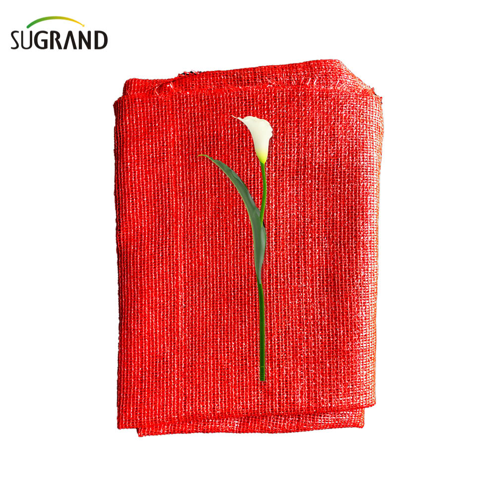 Netting de teinte rouge jardin pour l'agriculture en serre 
