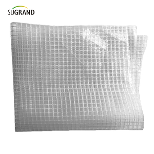 600g Gauge Clear 2 * 45m / 3 * 45m Fire en retard de feuille d'échafaudage blanc
